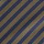 Women's Shoreline Long Sleeve Polo Blue/Gold Stripe