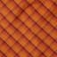 Men's Portreath Short Sleeve Shirt Saffron Orange Check